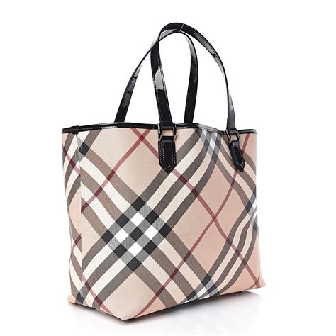 burberry nova check canvas tote|burberry nova check tote discontinued.